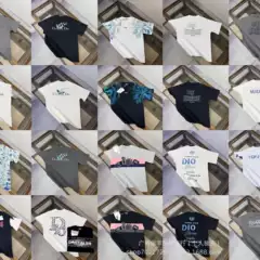 Cross-Border High-Quality 2026 Summer New Classic Logo Embroidery Casual Loose Pullover Short T-Shirt Foreign Trade in Stock