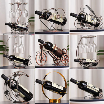 Wine Rack household wine rack wine cup rack hanging goblet rack upside down household hanging light luxury wine cabinet decoration