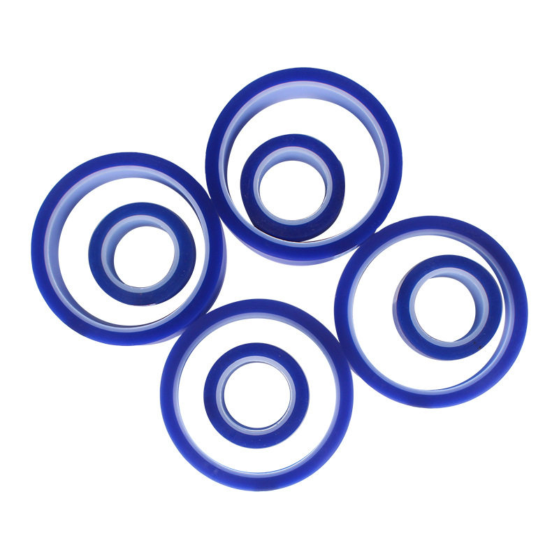 blue pet silicone tape blue high temperature tape pet high temperature tape thermal transfer heat resistant tape