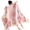 Hello Kitty Office Nap Blanket for Girls Hello Kitty Shawl Air Conditioning Blanket Sofa Nap Blanket Small Blanket