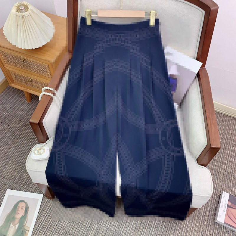 Quần ống rộng nữ cạp cao họa tiết ngựa, vải cotton co giãn nhẹ, phong cách thanh lịch — [Phiên bản đường mỏng hiện đại màu trắng sông băng] 8 điểm, [Phiên bản đường mỏng hiện đại màu xanh jazz] 8 điểm, [Phiên bản mỏng hiện đại màu xanh jazz] quần, [Phiên bản Thin Line hiện đại Glacier White] Quần