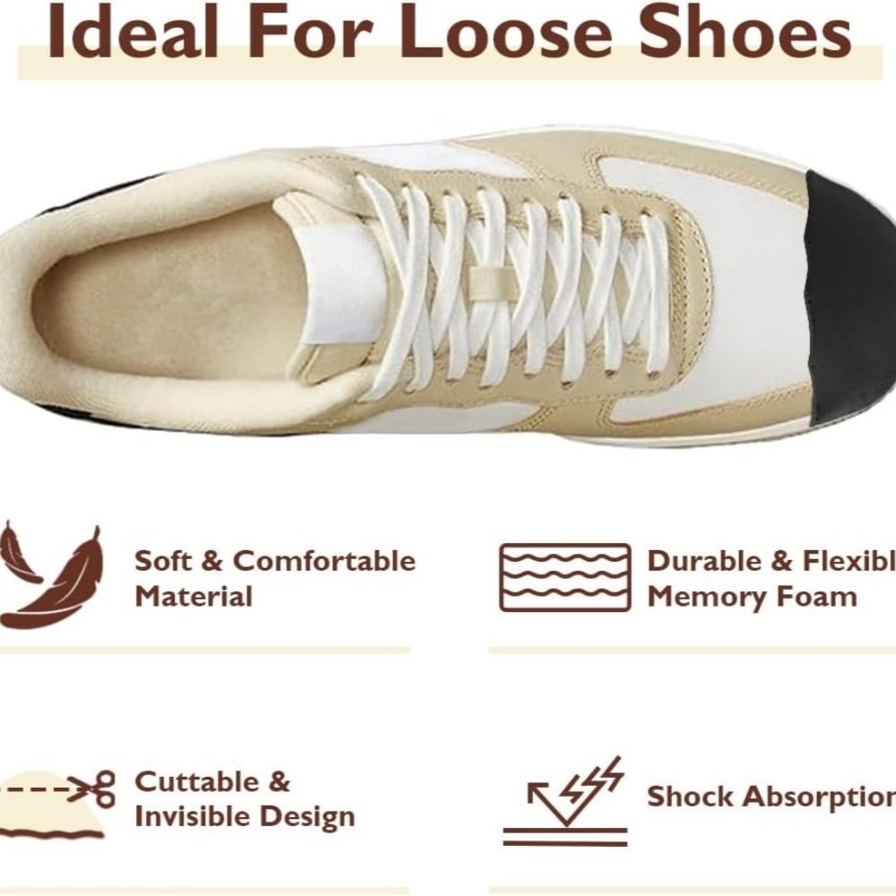 Adjustable Toe Plug Sponge High Heel Insole Non-Slip Forefoot Pad for Men and Women Thickened Anti-Pain Pad Pad Half Size Pad