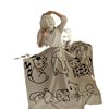 Class a Pure Cotton Knitted Jacquard Cute Cat Sofa Blanket Air Conditioning Office Nap Blanket Casual Pure Cotton Throw Blanket
