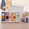 New coral velvet cartoon square towel gift box baby thickened absorbent towel gift box manufacturer square towel suit wholesale