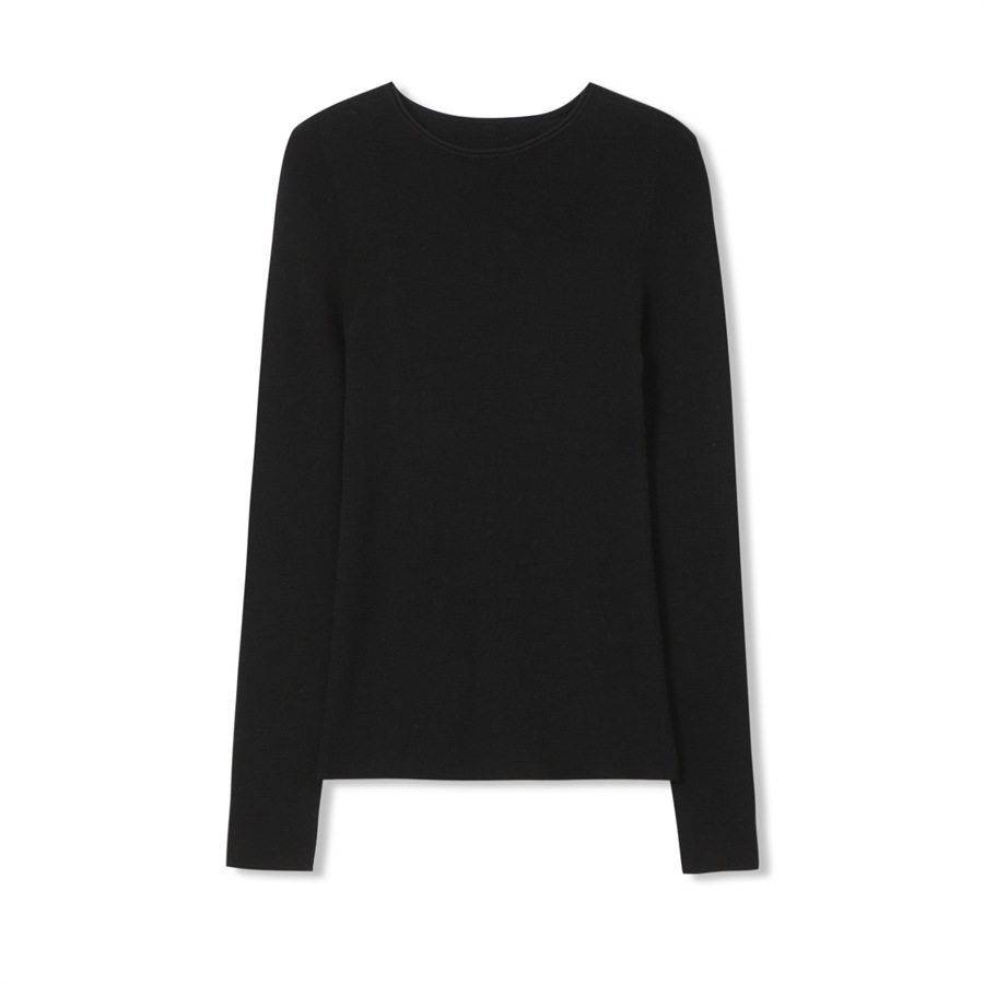 美丽诺羊毛！德国无缝扬子纱打底针织衫秋季半高领修身内搭上衣女