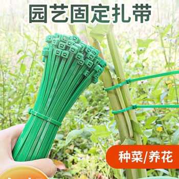 Gardening Nylon Cable Ties Outdoor Rainproof and Sunproof Plant Binding Rope Fruit Tree Fixed Straps Garden Vine Support Straps