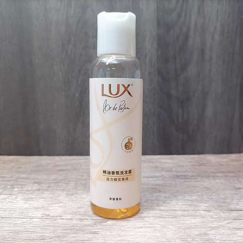 Lux Shampoo 100g Sample Portable Travel Pack Small Bottle Water Moisturizing Silky Freesia Peach Blossom Shampoo