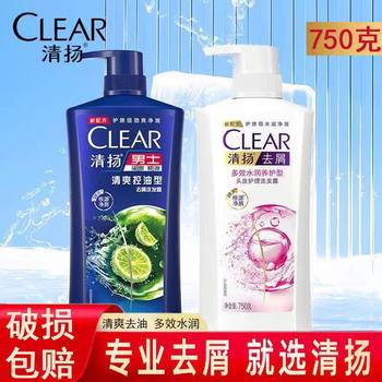 Qingyang shampoo 750ml men and women refreshing oil control water moisturizing shampoo labor insurance family welfare procurement in stock
