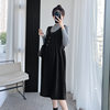 Maternity clothes Spring and Autumn New Korean style fashionable temperament age-reducing suspender skirt bottoming shirt two-piece set pregnant women dress