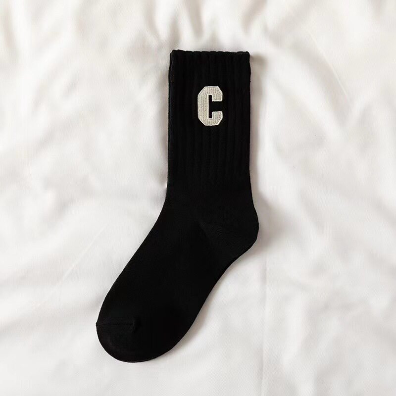 浙江诸暨袜子女款防臭秋冬中筒袜春秋女袜学生百搭ins潮纯色批发