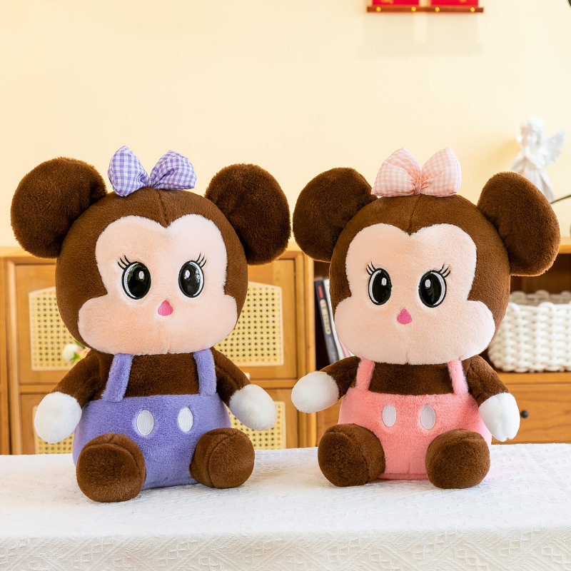 40厘米12寸大号毛绒玩具地推礼品娃娃婚礼互动公仔玩具活动定logo