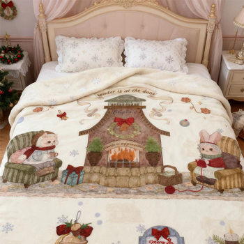 Customized Flannel Blanket with Pictures, Digital 3D Printing Air-Conditioning Blanket, Nap Blanket, Study Room Knee Blanket Wholesale