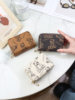 New Korean Style Bear Print Accordion Card Holder Double-Layer Zipper Multi-Functional Card Holder Simple and Fashionable Large-Capacity Wallet