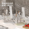 Strictly Selected Transparent Chopsticks Storage Box Wall-mounted Household Chopsticks Holder Kitchen Spoon Storage Rack Basket Chopsticks Cage Rack