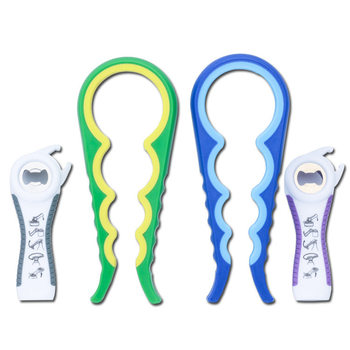 Factory Direct Supply Amazon Can Opener Set Five-In-One Beer Bottle Opener Four-In-One Multifunctional Easy-Open Can