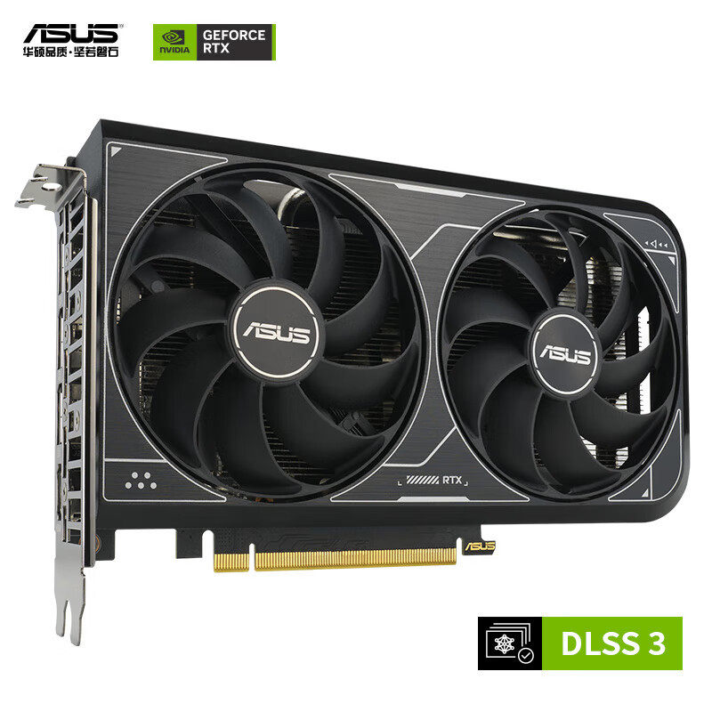 Подходит для игровой видеокарты Huawei/Shuo DUAL GeForce RTX4060 O8G V2 Изображение 1