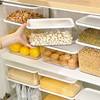 Grains sealed cans transparent dry food grain tea biscuits kitchen food storage box fresh sealed crisper