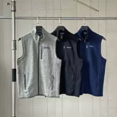 Pata Bata Mountain Series Outdoor Better Sweater Vest Fleece Vest Warm Cardigan Stand Collar Vest