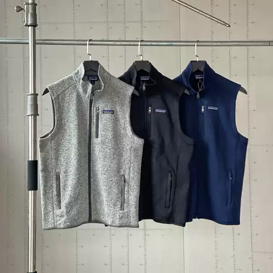 Pata Bata Mountain Series Outdoor Better Sweater Vest Fleece Vest Warm Cardigan Stand Collar Vest
