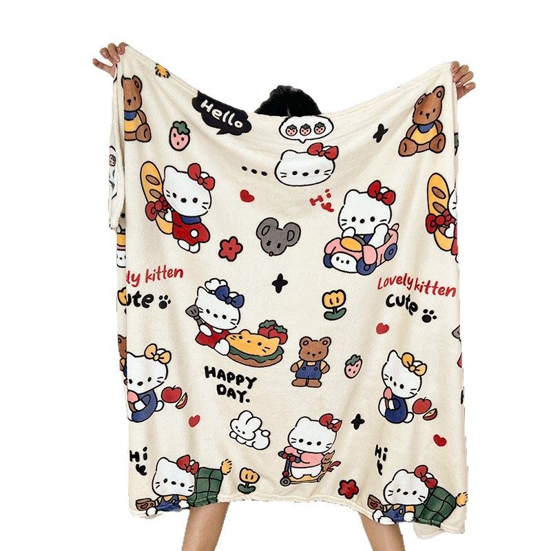 Girly Heart Sofa Blanket Nap Air Conditioning Blanket Office Cover Blanket Bed Lunch Blanket Shawl Four Seasons Blanket