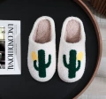 Cotton slippers-Cactus