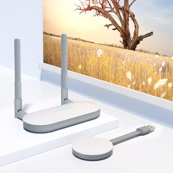 R37+Q22 Wireless USB Network Extender New Wireless Same-Screen Device Point-To-Point Plug-And-Play Screen Projector