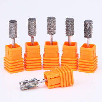 New nail grinding head natural color tungsten steel grinding head nail grinding tool grinding machine accessories nail grinding head