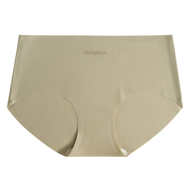 无痕内裤女士不夹臀桑蚕丝抗菌裆少女生中腰运动瑜伽健身三角短裤