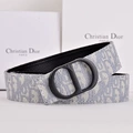 White cloth cd black buckle