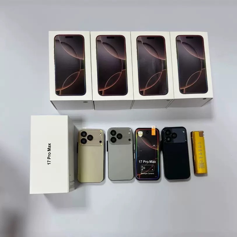 跨境新款mini手机 i16 i17 迷你手机一体机 双卡超薄外贸热销版