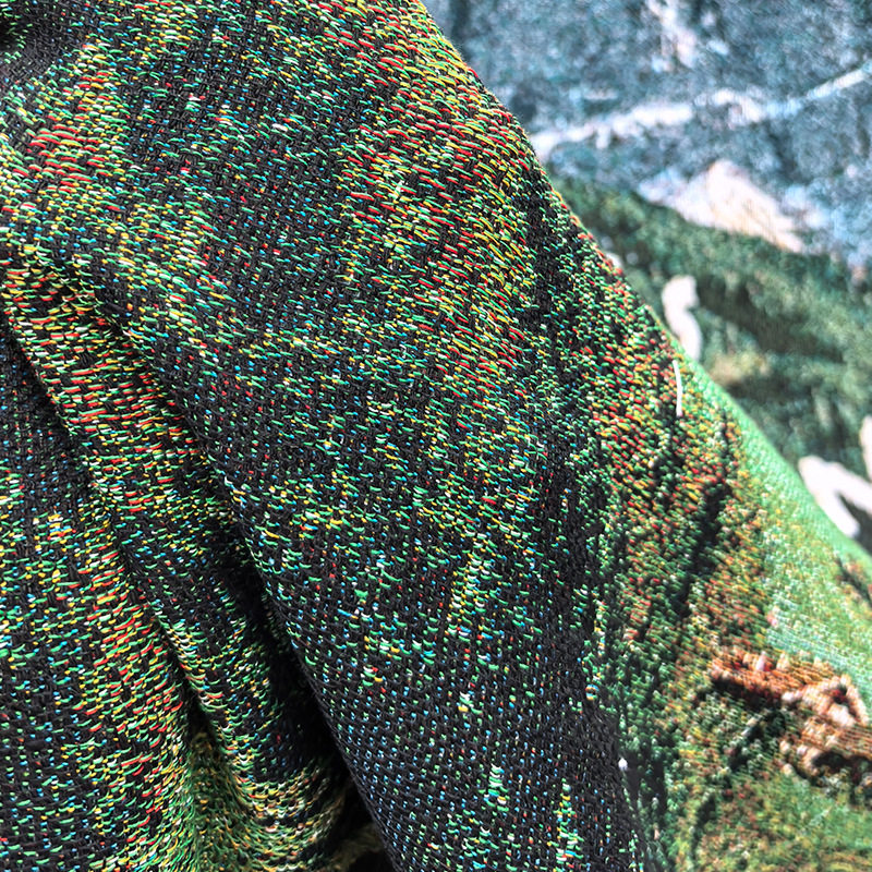 Nordic Aesthetic Healing Landscape Sofa Cover Ins Style Internet Celebrity Camping Blanket Multifunctional Rug Picnic Blanket