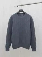Dijia Correct Version 25 New Dark Pattern Presbyopic Knitwear Round Neck Casual Loose Men's and Women's Autumn and Winter Pullover Knitwear