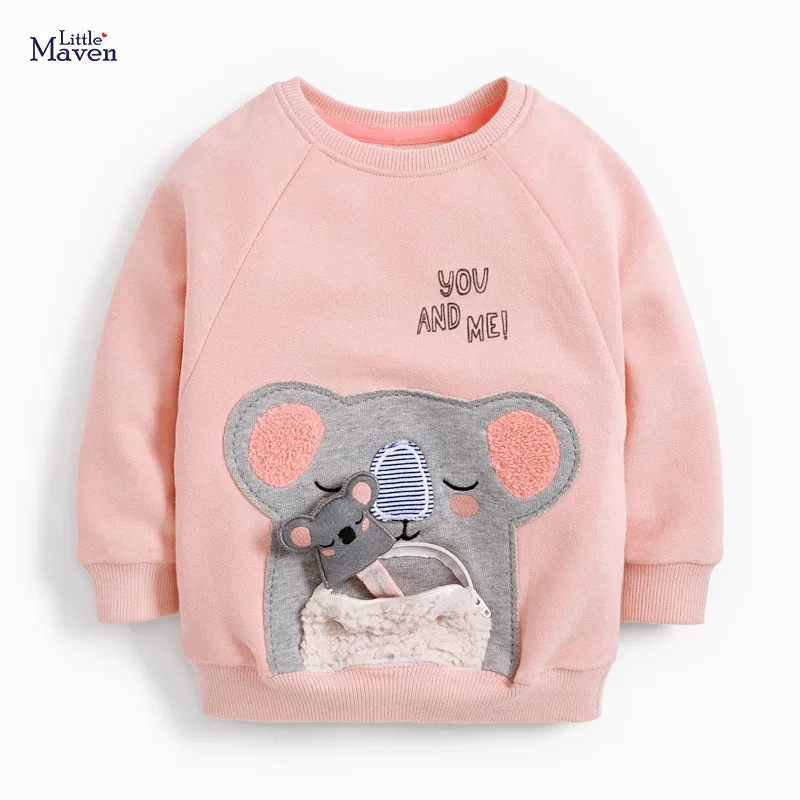 Custom-made Kids' Hoodie, Children's Clothing Hoodie, New Autumn Knitted Embroidered Long-sleeve Girls' Hoodie