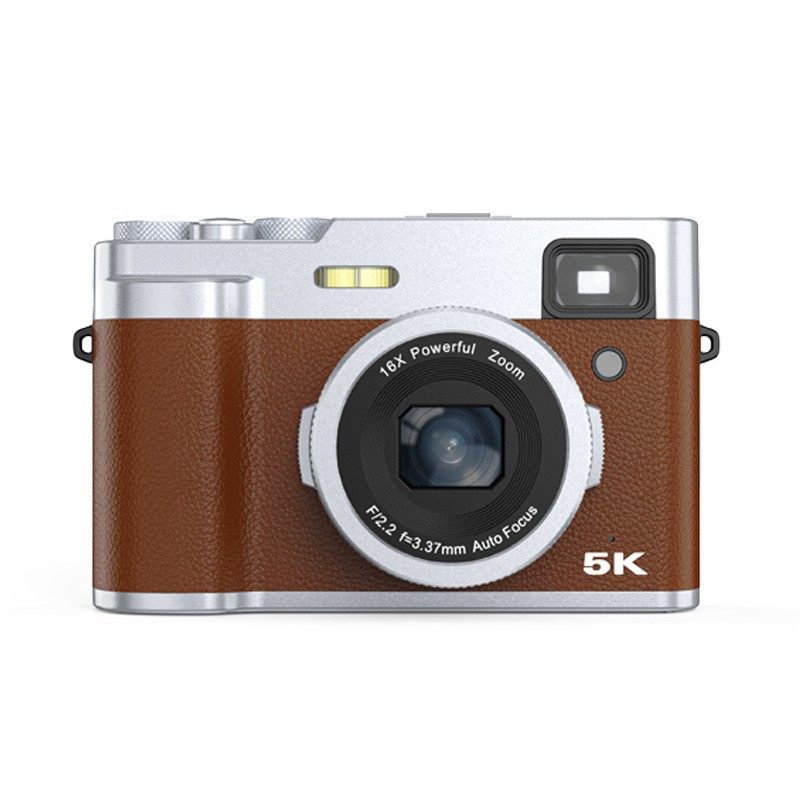 Cross-Border High-Definition 5K Digital Camera, Front and Rear Dual-Camera, Fast Framing and Shooting Camera, Home Mirrorless Retro Camera
