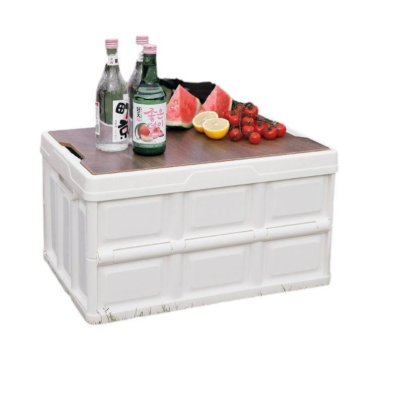 Camping storage box trunk storage box camping picnic camping car folding outdoor multifunctional storage box
