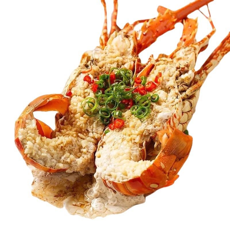 Lobster, Large Green Frozen Seafood, Quick-Frozen Small Green Kingston Flower Lobster Wholesale Dropshipping, One-Piece Cross-Border Dropshipping