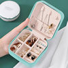 High-end double-layer ring earrings jewelry box wholesale storage large capacity jewelry gift box packaging display box