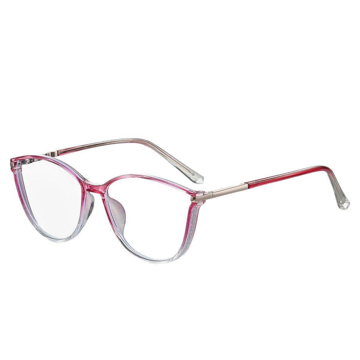 87041 TR90 flat lens optical glasses anti-blue light glasses frame cross-border fashion glasses anti-computer radiation