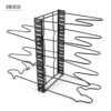 Cross-border kitchen storage rack multi-layer sink cabinet adjustable countertop floor storage pot shelf