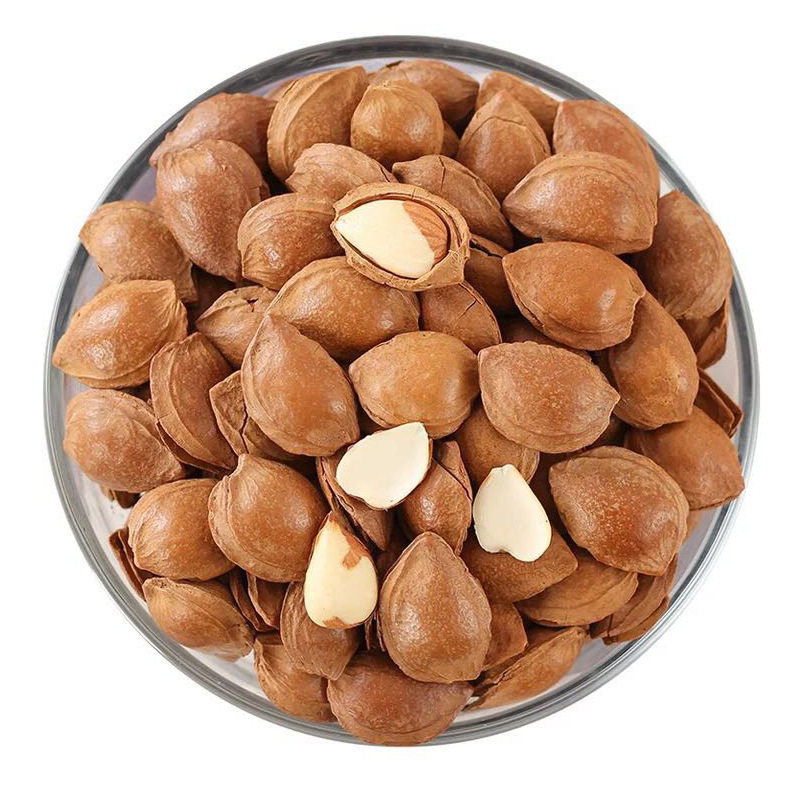 Xinjiang specialty open apricot kernels hand-peeled Kuqa small white apricot cooked almond nuts Kashi raw almond wholesale and retail