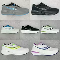 Saucony Triumph 21/22 Running Shoes for Men & Women - Durable Cushioning, Thick Sole, Low-Top Athletic Sneakers for Road Running with Shock Absorption