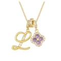 Gold l (letter + chain)