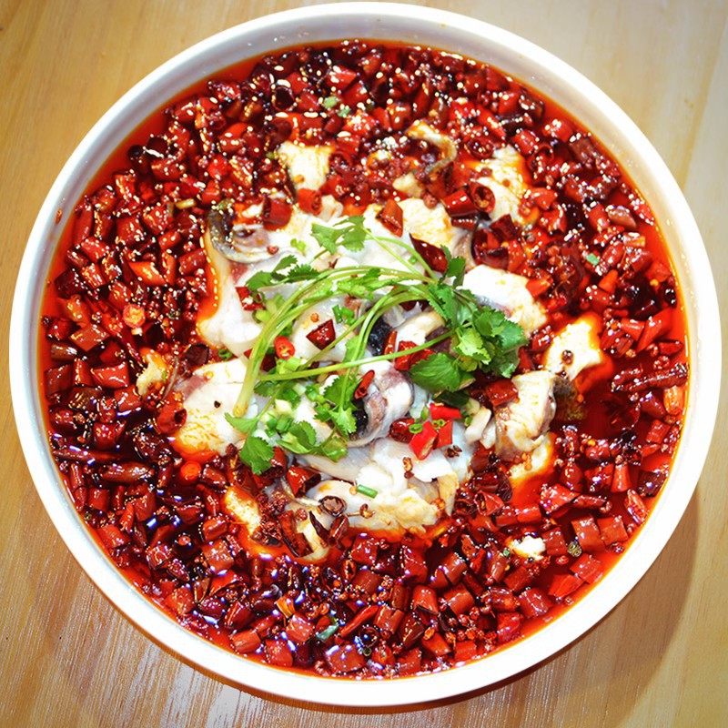 Chongqing Spicy Fish Seasoning 180g Hot Pot Boiled Fish Stewed Chicken Kitchen Seasoning Wholesale by the Box