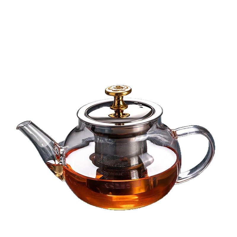 Heat-Resistant Glass Teapot Household Tea Kettle Single Pot Filter Teapot Teacup Electric Ceramic Stove Tea Set Tea Set