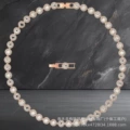 Rose gold-[white diamond] necklace
