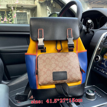 2024 New Fashion Printed Men's Backpack Large Capacity Backpack Computer Bag Travel Bag Trendy Casual Schoolbag