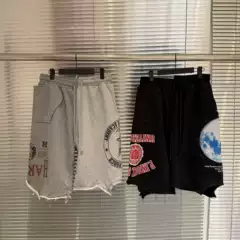 Protocol Index Talk Irregular Color-Blocking Sweatshirt with Reverse-Cut Collar and Cropped Sweatpants