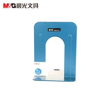 Morning Light (M&G) Metal Iron Bookend Office Student Organizer Bookshelf Tree Shadow Metal Iron Color Random