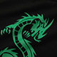 Fashionable Womens Hip Hop T Shirt Unique Dragon Print Short Sleeve Casual Style Wholesale Available