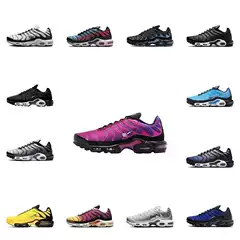 Men's Summer Breathable Tn Air Cushion Shoes Cross-Border Dropshipping Mesh Soft Sole Comfortable Running Shoes Couples Versatile Shoes